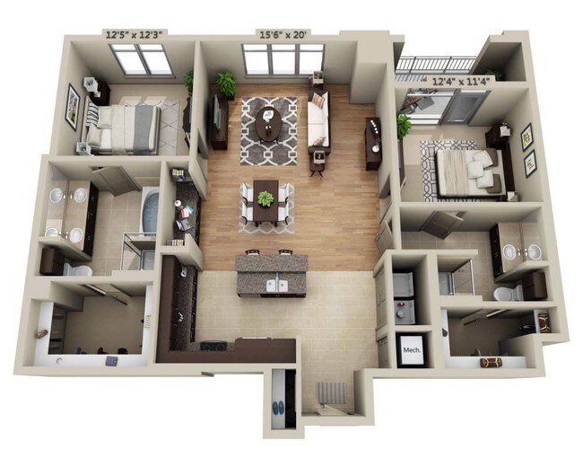 Floorplan M floor plan